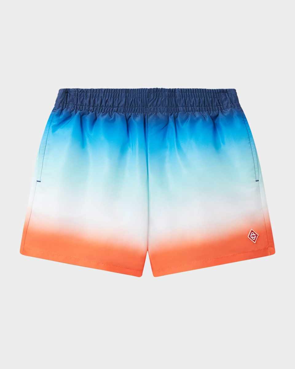 Boy's Exclusive Beach Club Gradient Swim Trunks, Size 3T-14